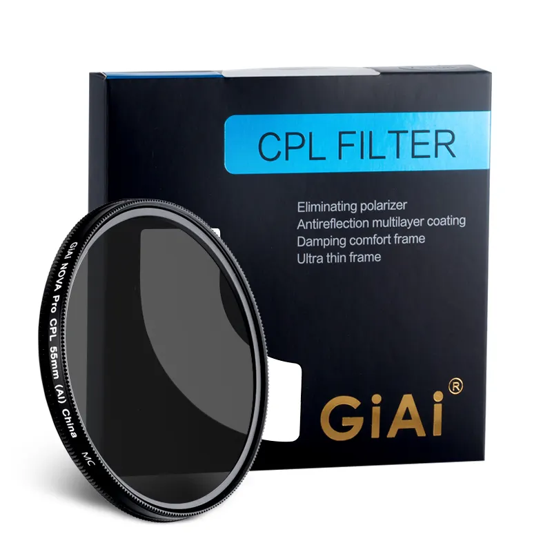 Good Quality 77mm Circular Polarizing Professional 55mm Polarizer 52mm 58mm 67mm Camera Nd Filters CPL Filter