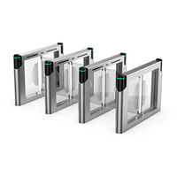 Systèmes de contrôle d'accès de tourniquet simple de conception de porte de barrière d'oscillation de porte principale d'acier inoxydable 304 pour des emplacements spécifiques