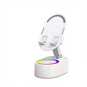 Soporte Universal para Teléfono con Altavoz Inalámbrico, Luz LED, Banco de Energía, Cargador, para Escritorio, Mesa, Móvil, Tablet, Interacción ABS - Product Image 5