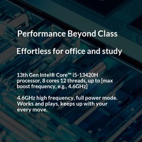 Laptop Honors X14 2025 Layar Pelindung Mata 14-inci Laptop Tipis Ringan Prosesor Intel Core I5 Generasi ke-13 Tegangan Standar Baru