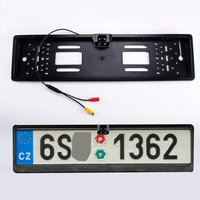 Caméra de recul de voiture, cadre de plaque d'immatriculation, caméra de recul étanche à Vision nocturne