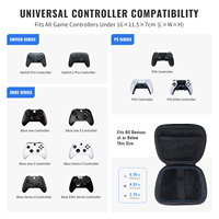 Étui de transport universel en EVA rigide pour manette Steam Deck, rangement tout-en-un adapté à la plupart des manettes de jeu et accessoires