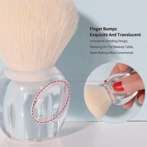 DIAS <span class=keywords><strong>Precio</strong></span> de Fábrica Nuevo Mango de Plástico Polvo Corporal Suave Niños Lindo Simple Tamaño de Viaje Venta al por mayor Rosa Pincel de Maquillaje Individual - Product Image 5