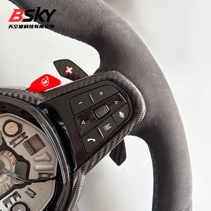 Volante Deportivo Personalizado de Gamuza para <span class=keywords><strong>BMW</strong></span> Serie G M3 G80 M4 G82 G20 G30 G38 M5 M6 F10 F30 F90 M8 X3m X4m X5m X6m G3x G1x G0x TY - Product Image 3