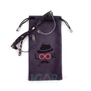 Мягкая Сумочка для солнцезащитных очков с логотипом на заказ, чехлы для солнечных очков из микрофибры, сумка для очистки очков
