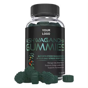 Meistverkaufte Private Label Nahrungsergänzungsmittel Bären-Geschmack Antioxidative Vitamine Ashwagandha-Gummis Mit <span class=keywords><strong>Maca</strong></span>-Wurzel - Product Image 1