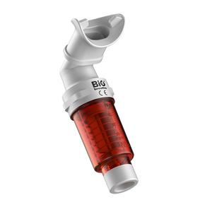 เครื่องฝึกหายใจ Big Breathe IMT High Lung Exercise Breathe Device สีแดง ได้รับการรับรองมาตรฐาน ISO/CE ผลิตในเกาหลี สำหรับฝึกกล้ามเนื้อ ว่ายน้ำ ดำน้ำ และผู้มีอาการกลืนลำบาก - Product Image 2