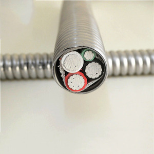 600/1000V kim loại mạ MC bọc thép Cáp MC/BX Cáp 12/2 nhôm lồng vào nhau Armour xlpe cách nhiệt cho ngầm VFD - Product Image 2
