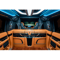 Pack de conversion intérieur de luxe pour fourgons Lincoln/Suburban/Sprinter/Viano, avec rangements cachés et sièges à levage vertical.