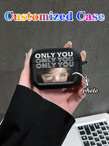 Funda Personalizada para <span class=keywords><strong>AirPods</strong></span> con Foto, Cubierta a Prueba <span class=keywords><strong>de</strong></span> Golpes con Impresión <span class=keywords><strong>de</strong></span> Imagen Personalizada para <span class=keywords><strong>AirPods</strong></span> 1/3/Pro 2, Texto y Diseño Personalizables, MOQ 1 - Product Image 3
