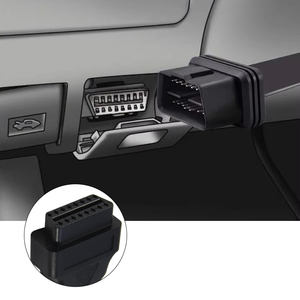 Adaptor Kabel Diagnostik OBD2 OBDII 6 Pin ke 16 Pin Kompatibel dengan Sepeda Motor - Product Image 2