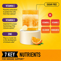 Complément alimentaire Vitamine C + Zinc + Vitamine d3 Comprimés effervescents