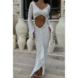 Robe de soirée blanche Lotte - Product Image 5