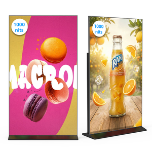 <span class=keywords><strong>Écran</strong></span> LCD publicitaire intérieur sur pied, 55-85 pouces, 4K, <span class=keywords><strong>écran</strong></span> plein IPS, rétroéclairage Mini-LED, luminosité 1000 cd/m² - Product Image 1