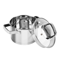 Ensemble d'ustensiles de cuisine à triple fonction Direct d'usine, ustensiles de cuisine en acier inoxydable, ensemble de casseroles