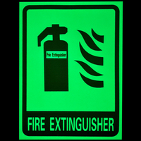 Panneaux de sécurité incendie d'avertissement personnalisés Plaque de signalisation d'extincteur Panneaux du service d'incendie