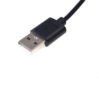 Conector Magnético Circular de 8.5mm de Diámetro, Cable de Carga Magnético de 3A, Conector USB Macho-Hembra de 2 Pines