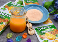 Poudre de jus instantané aromatisée à la mangue et à l'orange en gros personnalisée