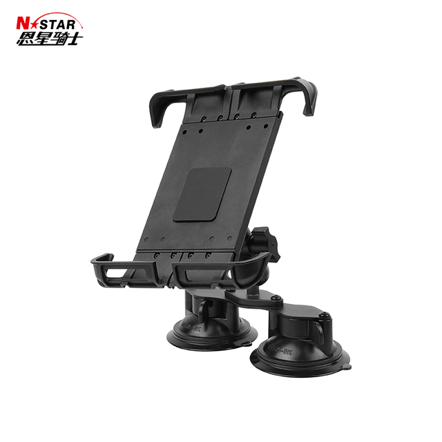Adjustable Long Neck Tablet Stand Double Suction Cups Metal Vehicle Mounting Industrial Bracket Private Mold Model