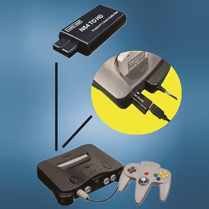 Adaptador HDM1 1080P para N64/SNES/GameCube, Convertidor de Juegos Retro Plug and Play con Interruptor 16:9/4:3, Convertidor de N64 a HDM1 - Product Image 3
