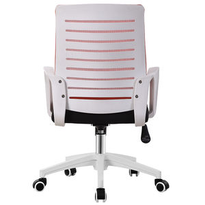 Kostenlose Probe Mesh-Komponente Schlaf Korea Besucher Rolling Hochwertiger Kunststoff Weiß Chrom Stahl Rücken Ergo Bürostuhl In Taiwan - Product Image 5