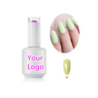 Guangzhou Fabrication 15ml Gel Nail Colors Gel Marques de vernis à ongles pour salon de manucure