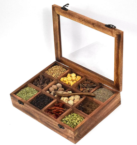 Rắn thông gỗ đa năng tiện ích bảng Top với Glass Top muỗng đánh bóng trang trí phong cách an toàn nhà bếp món quà loại - Product Image 4