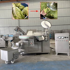 Machine à couper en tranches automatique Aimeida en acier inoxydable 304, triphasée, 125L, mélangeur à viande pour usine de transformation de la viande - Product Image 1