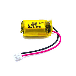 Маленький Цилиндрический литий-ионный полимерный аккумулятор <span class=keywords><strong>10160</strong></span> 3,7 в 85 мАч - Product Image 3