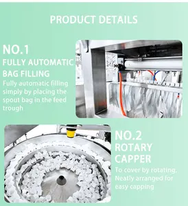 Automatische vorgefertigte saftbeutel-abfüllmaschine saft-/flüssigkeits-ausgussbeutel-abfüllmaschine