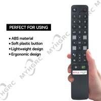 Nouveau remplacement TCL Voice Android TV télécommande 65P725 boutons Netflix et IQIYI