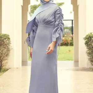 Модное мусульманское платье, арабское платье, новое платье kurung abaya для Малайзии