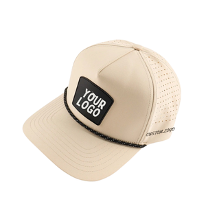 Gorra de Béisbol Deportiva Transpirable con Parche de Goma y Logotipo, Fabricada en Vietnam, de 5 Paneles, Personalizada con Cuerda, Gorra de Golf Unisex Impermeable con Corte Láser - Product Image 2