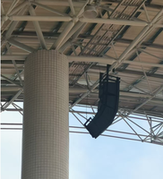 Système de haut-parleurs audio haute résolution I.EVOICE OEM/ODM 12 pouces coaxiaux empilés en néodyme à flux élevé en contreplaqué de bouleau pour marketing extérieur