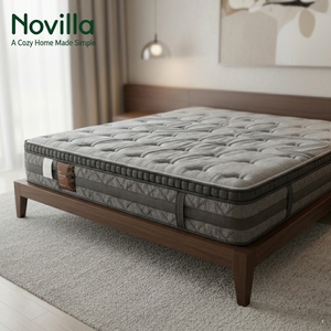 Matelas d'hôtel <span class=keywords><strong>Novilla</strong></span> OEM/ODM 12 pouces en gros, matelas hybride ignifuge à ressorts ensachés pour projets hôteliers de luxe - Product Image 1