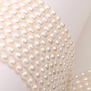 Perlas de Agua Dulce Naturales al por Mayor, Semillas Pequeñas de 3 mm, 4 mm, 5 mm, Calidad AAA, Hilo de Perlas de Agua Dulce - Product Image 2