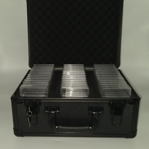 Yageli Wholesale <b>Waterproof</b> Acrylic 3 Compartments Absorbing Form Graded Card <b>Storage</b> <b>Box</b> Sports Card Case Customized Color for - Product Image 4