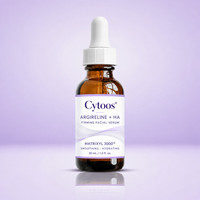 Sérum à 20% d'Argireline, acide hyaluronique, pour tous types de peau, anti-âge, réparation de la peau, réducteur de rides, hydratant, sans sulfate