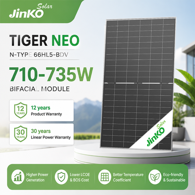 Jinko Solar High Wattage 710W-735W N Type TOPCon Module