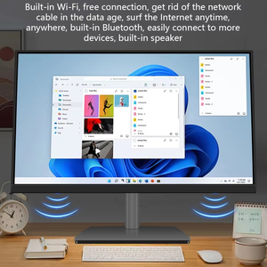 New 27" All in One <b>Pc</b> Desktop Computer AIO Barebone Quad Core I3 I5 I7 I9 8GB DDR4 256GB SSD <b>Set</b> Keyboard Mouse HP-VH2701 Comple - Product Image 4
