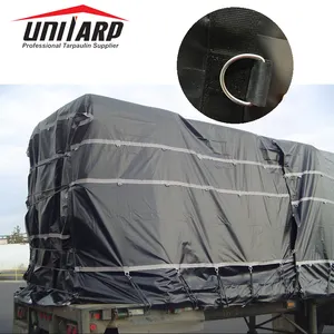 Uni-tarp Heavy Duty 8' Drop 18 Oz 16oz 14oz Lightweight Lumber Tarp Flatbed Truck Lumber Tarps