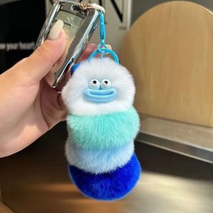 Moelleux Grande Bouche Chenille Porte-clés Mignon Jouets En <span class=keywords><strong>Peluche</strong></span> <span class=keywords><strong>Boule</strong></span> De Fourrure Moche <span class=keywords><strong>Peluche</strong></span> Poupée Saucisse Bouche Porte-clés <span class=keywords><strong>Peluche</strong></span> Pom Pom Pendentif - Product Image 2