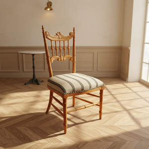 Nuova Sedia in Legno Antico di Design, Moderna e Vintage, Resistente, Stile Francese per Hotel e Ristoranti - Product Image 4
