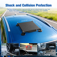 Étui de protection en silicone magnétique de qualité industrielle personnalisé pour Starlink Mini, protection contre toutes les intempéries, montage sur voiture/camping-car/camionnette