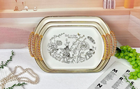 3-delige Set Creatieve Opbergbakjes Snack Fruitplaat Sieraden Opbergbakjes Parfum Cosmetisch Dienblad