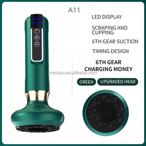 Body Gua Sha Set Led Display <b>Back</b> Guasha Therapy Massage Device Smart Electric Vacuum Cupping Cups Massager - Product Image 4