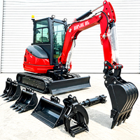 Mini-excavatrice à chenilles avec moteur Kubota EPA, 1, 2, 2,5, 3 et 3,5 tonnes, micro-pelle agricole, livraison gratuite, à vendre