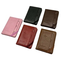 Portefeuille de voyage multifonction en cuir PU avec protection RFID, organiseur de billets et de passeports, personnalisable