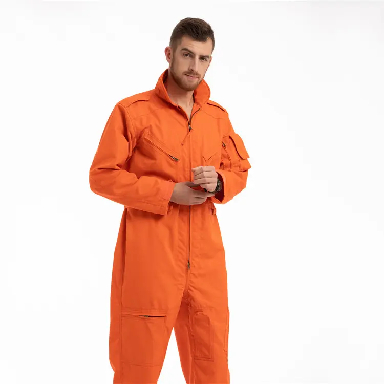 Custom Fire Resistant FR boiler suits overall nomex flight overall pilot coverall