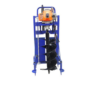 Foreuse de sol monophasée haute puissance à essence pour le battage de pieux et la plantation, avec moteur pour une creusement efficace de fosses - Product Image 5
